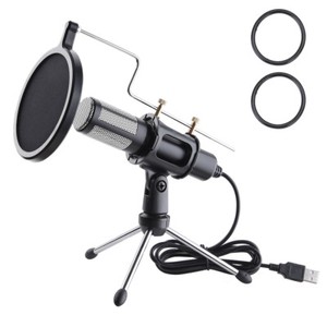 Condenser USB Microphone w/ Tripod Stand for Game Chat Studio Recording Computer - Click1Get2 Hot Best Offers&secure=symbol&set=par&price_min=200&sale=mega Discount