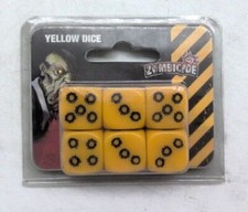 Image of ZOMBICIDE DICE SET D6 BOARD GAME DICE expansion BRAND NEW, SEALED YELLOW