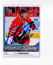 ALEX DEBRINCAT autographed '17/18 CHICAGO BLACKHAWKS