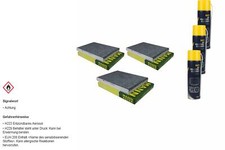 3x MANN FILTER Innenraumfilter MANNOL Klimareiniger für Mercedes-Benz A-Klasse