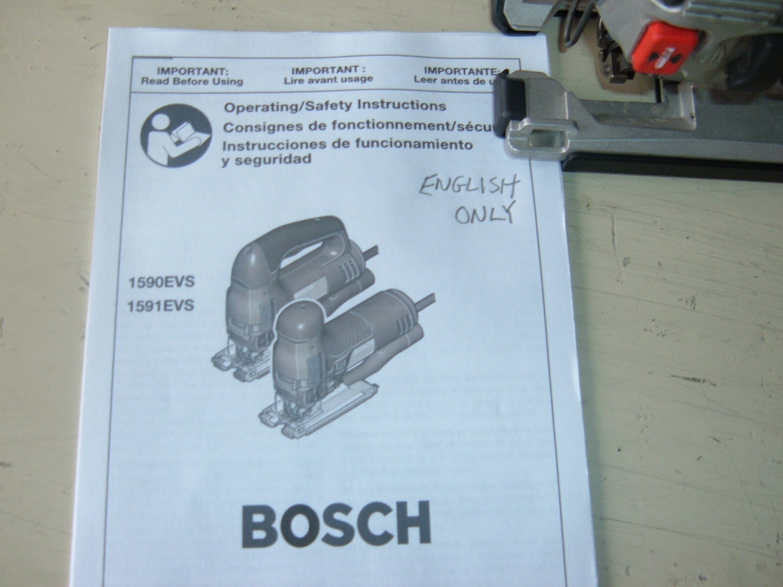 Bosch 3294evs Sabre Plus In Line Grip Jig Saw Corded For Sale