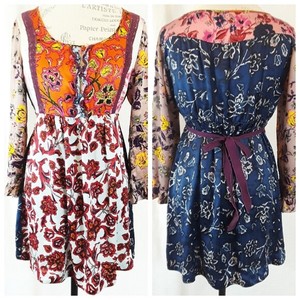 patchwork tunic dress