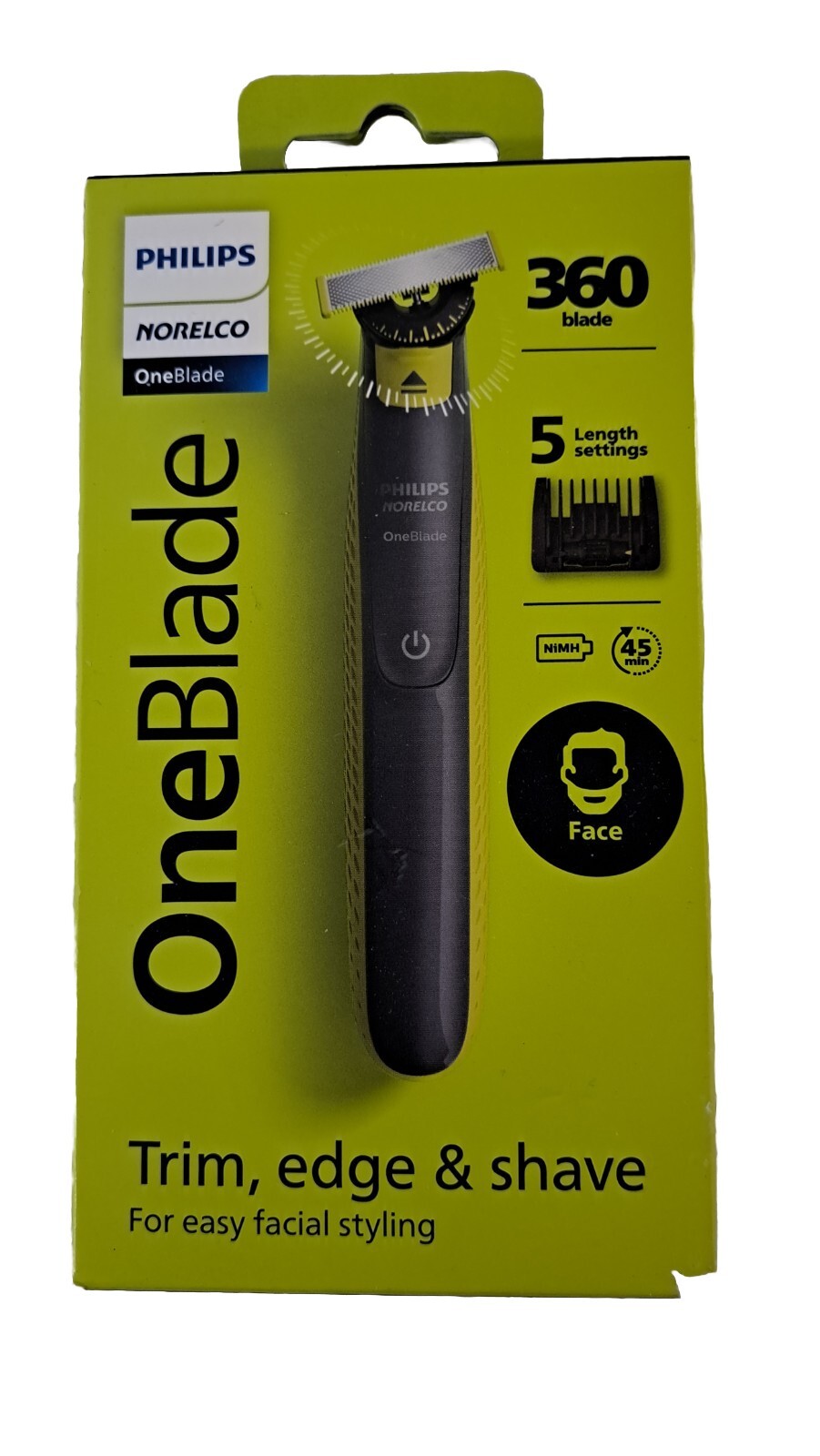 NEW Philips Norelco OneBlade 360FACE + BODYTrim Edge ShaverQP 2724 /