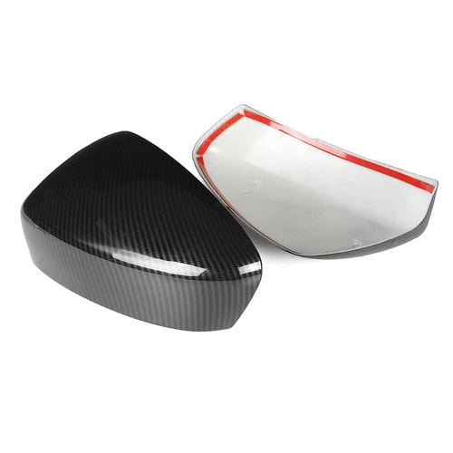 For Mazda CX-5 CX-8 2012-2014 ABS Carbon Fiber Car Side Door Mirror Cover Caps - Foto 3 di 6