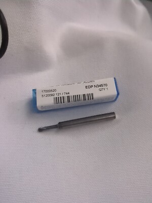 NIAGARA 32 T.P.I. TPI, .134'' Dia., Solid Carbide Thread Mill N34570