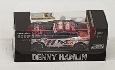 Denny Hamlin 2022 Lionel #11 Fed Ex Ground Charlotte Coca Cola Raced Win 1/64