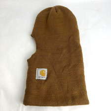 Thinulate Flex Carhartt Tan Brown Stocking Cap Ski Mask Balaclava Made in USA