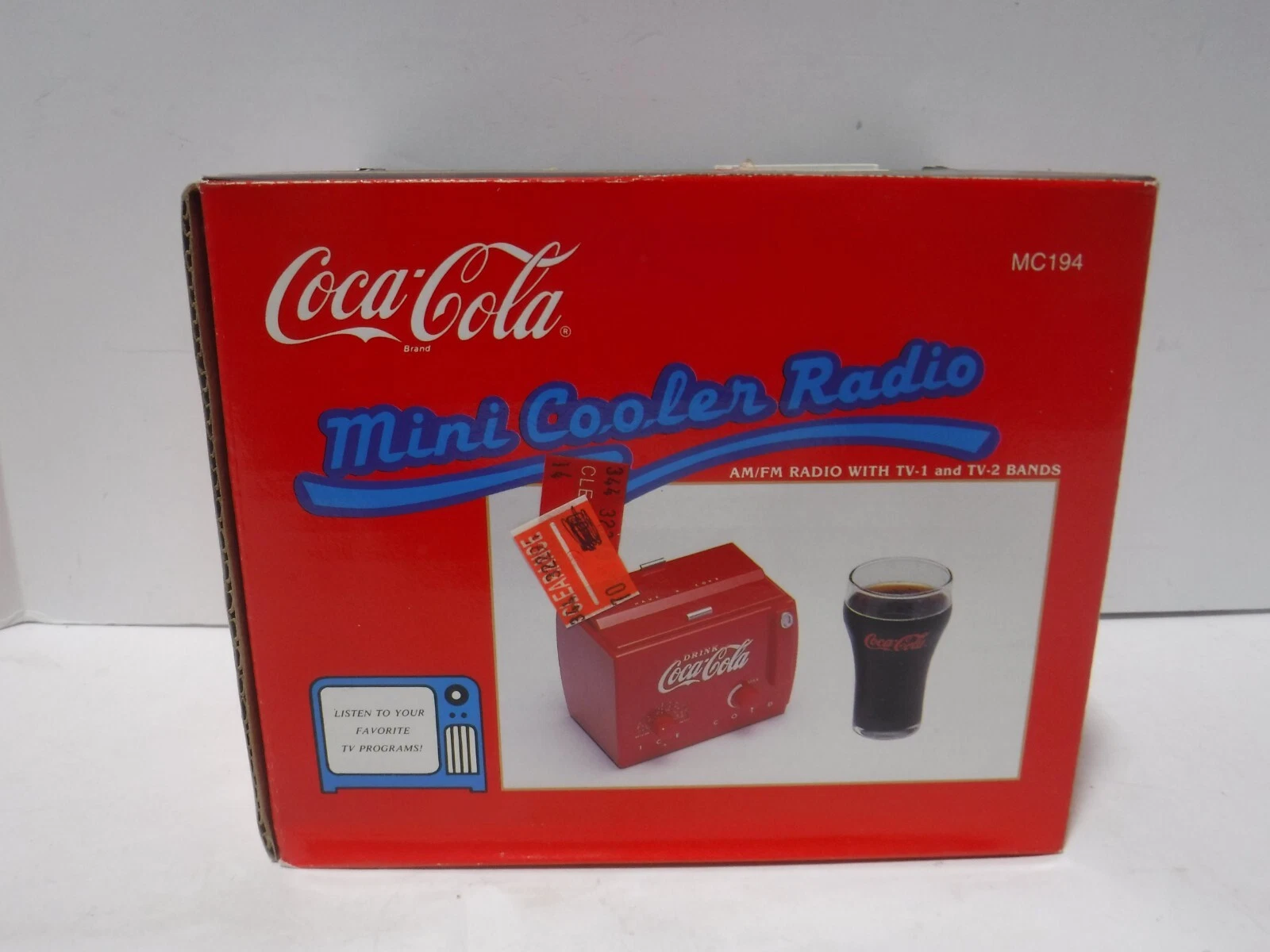 Coca-Cola Mini Cooler Radio 040723DMT2