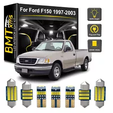 14x White Interior Map Dome LED Light Package Kit Fits 1997-2003 Ford F150 F-150