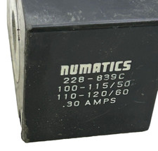 NUMATICS 228-839C 100- 115/50 110 - 120/60 30 AMPS Pre Owned