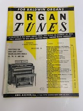 Vintage Organ Tunes For Baldwin Organs Song Book Emil Ascher Inc New York Book 2
