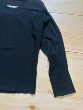 Issey Miyake Men Black Knit Pullover   Mens Size 3 M/L - Japan - cotton/nylon