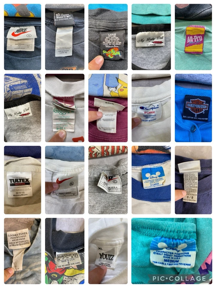 Lote De 40 Sudadera Camisa Sudadera Vintage Niños Gráfico Juvenil Dibujos Animados Deportes Años 90 Foto 4 de 4