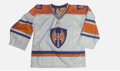 Tappara TEAM HOCKEY, WARRIOR jersey, new/tag, size MEN'S SIZE M, WHITE/ORANGE