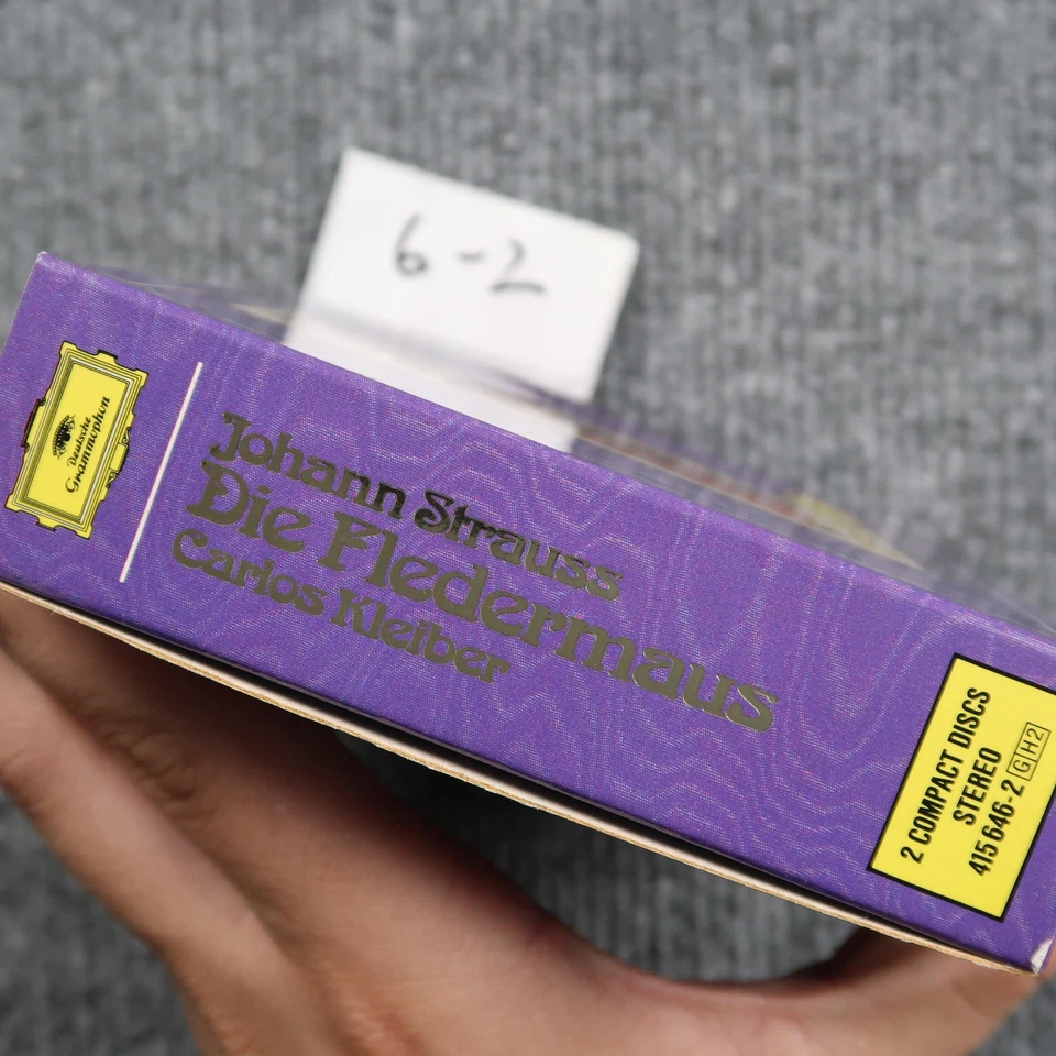 Vintage Johann Strauss Die Fledermaus 2 CD Box Set Carlos Kleiber Germany Opera - Image 4 of 4