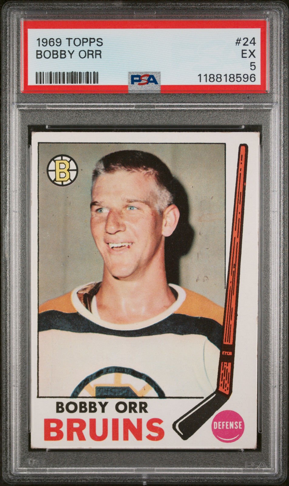 1969 Topps Bobby Orr #24 PSA 5