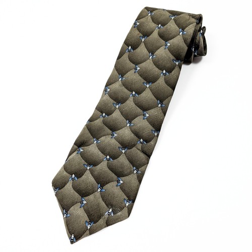 Nature Conservancy Silk Tie Bees Honey Brown Preservation Collection