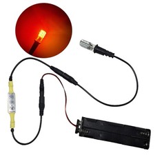 Fake Fire Bulb Fast Flickering Battery Operated Ember Orange Light for Props