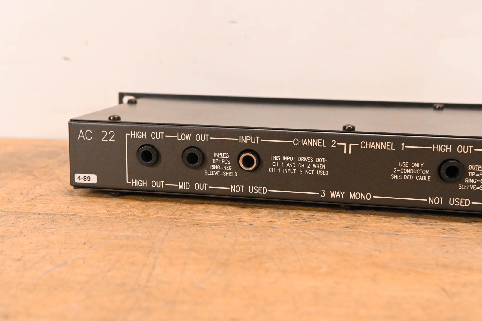 Rane AC22 2-Channel Active Crossover (NO POWER SUPPLY) CG01UES