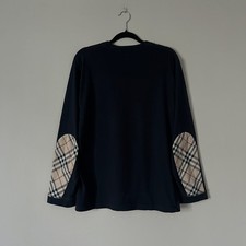Burberry Nova Check Long Sleeve TShirt Men's M