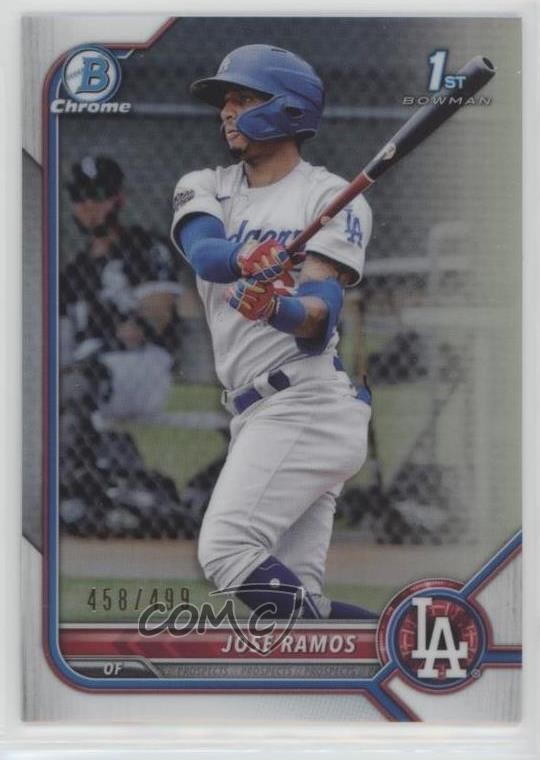 2022 Bowman Chrome Prospects Refractor 458/499 Jose Ramos #BCP-129 09wc