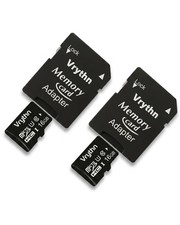 2 Pack 16GB Micro SDHC Card with SD Adapter, A1 Micro SD Card up to 90 MB/s f...