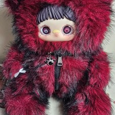 Official Meimei Bear Bag Red Plush Toy Collector's Item