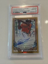 2024 Bowman Sterling Samuel Basallo Gold Refractor Auto /50 PSA 10