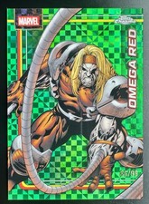 Omega Red 2026 Topps Chrome Marvel Green /99 Refractor Wolverine X-fractor #90