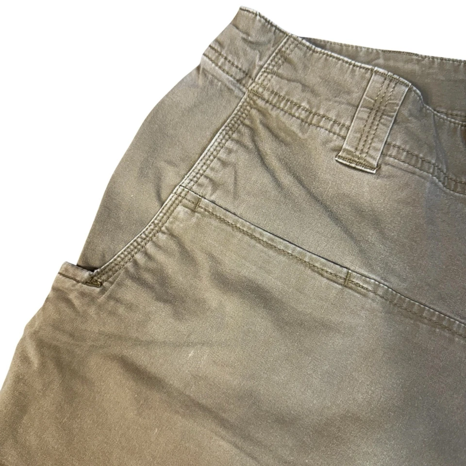 Shorts cáqui masculino 5.11 Tactical Athos tamanho 33 canguru caminhada ao ar livre costura interna 9” - Imagem 3 de 4