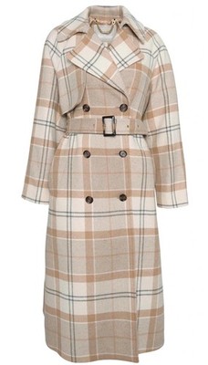 Barbour Wintermantel Wolltrench Claudette EU Größe 44, Farbe beige, NEU!