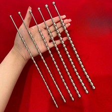 M&auml;nner Metall Edelstahl Harnr&ouml;hren Dilator Dilatator Penisplug Sounding Perlen