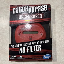 Catch Phrase Uncensored No Filter Adult Red Electronic Handheld Party Game New
