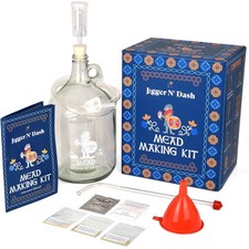 Mead Making Kit DIY Reusable Set with Supplies Makes 1 Gallon of Mead
