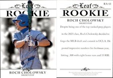 2025 Leaf ROOKIE ACHIEVEMENT ROCH CHOLOWSKY RA-13 UCLA