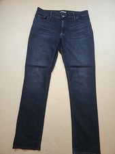 Riders by Lee Womens Jeans Size 16M 35x32 Mid Rise Skinny Dark Wash Denim