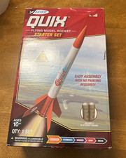 ESTES Quix Rocket Flying Model Rocket Starter Kit New In Open Box No Engines