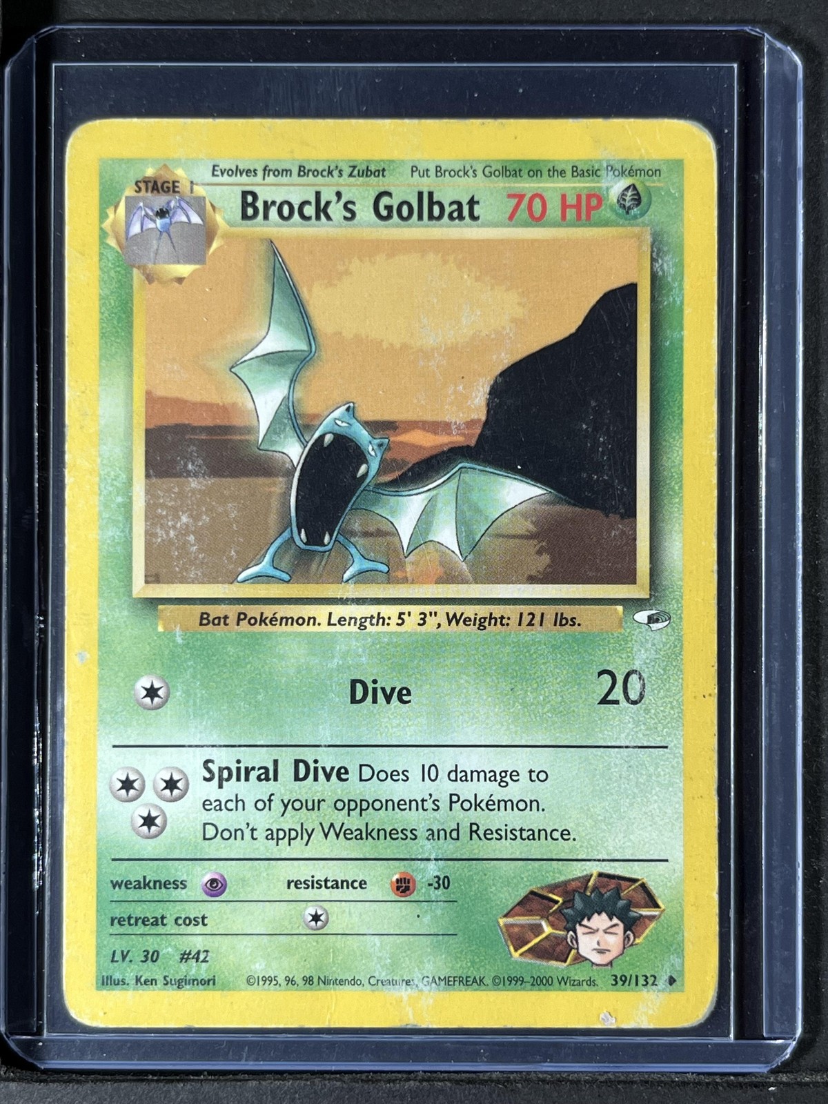 Brock's Golbat #039/132 Gym Heroes 250001