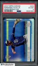 2019 Topps Chrome Prism Refractor #203 Fernando Tatis Jr RC Rookie PSA 6 EX-MT