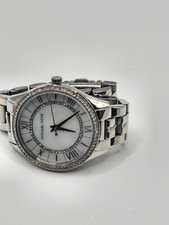 Michael Kors Mini Lauryn Women's Silver-Tone Watch MK3900 33mm