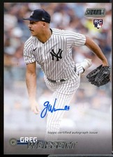 Greg Weissert Rookie Card 2023 Stadium Club Autographs #SCBAGW 
