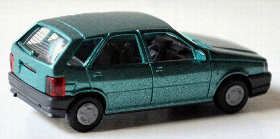 Fiat Tipo Hatchback 1988-93 Tipo 160 Verde Laguna Metallico 1:87 Rietze 20370 - Immagine 4 di 4
