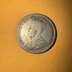 1928 Canada George V Silver Quarter - ASW: 0.15 Oz