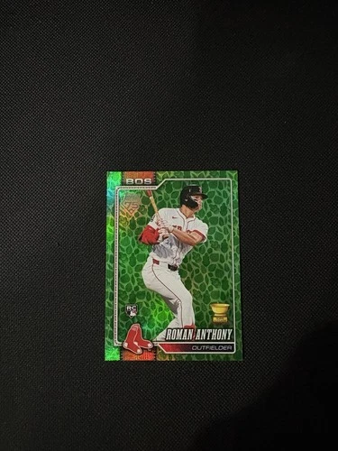 2026 Topps Series 1 Roman Anthony Rookie #189 RC Easter Green Foil Red Sox