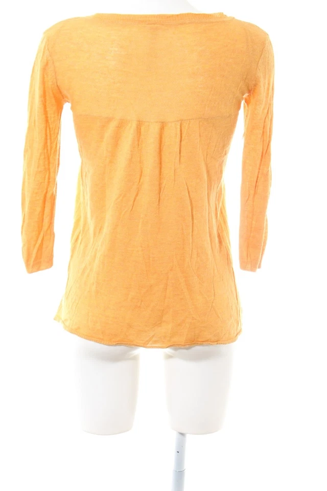 SPRINGFIELD Strickpullover Damen Pullover Gr. DE 38 blassgelb Casual-Look - Bild 2 von 4