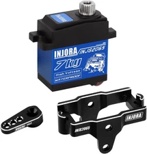 INJORA 7KG Servo INJS2065 with Mount and Horn for TRX4M TRX4MT 1 18 Crawler 