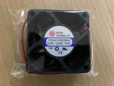 For AAVID THERMALLOY 6025 PSAD16025BM DC12V 0.27A 60 * 60 * 25mm 2pin Ant S9 Fan