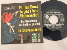Die Kneipenbrüder - Für den Durst da gibt's kein Alkoholverbot 7'' Vinyl Germany