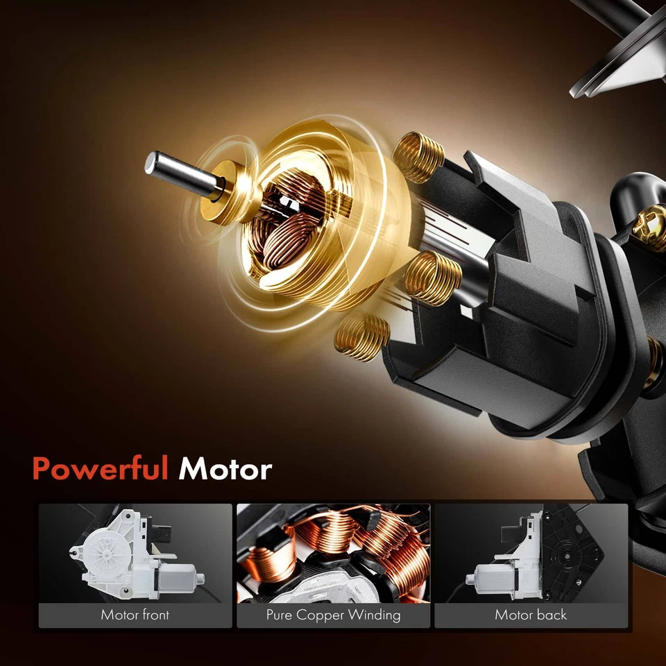 Front Left Power Window Regulator with Motor 6-Pins for Jeep Cherokee 2014-2021 - Image 4 of 4