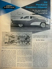 1955 Road Test Packard Custom Clipper illustrated
